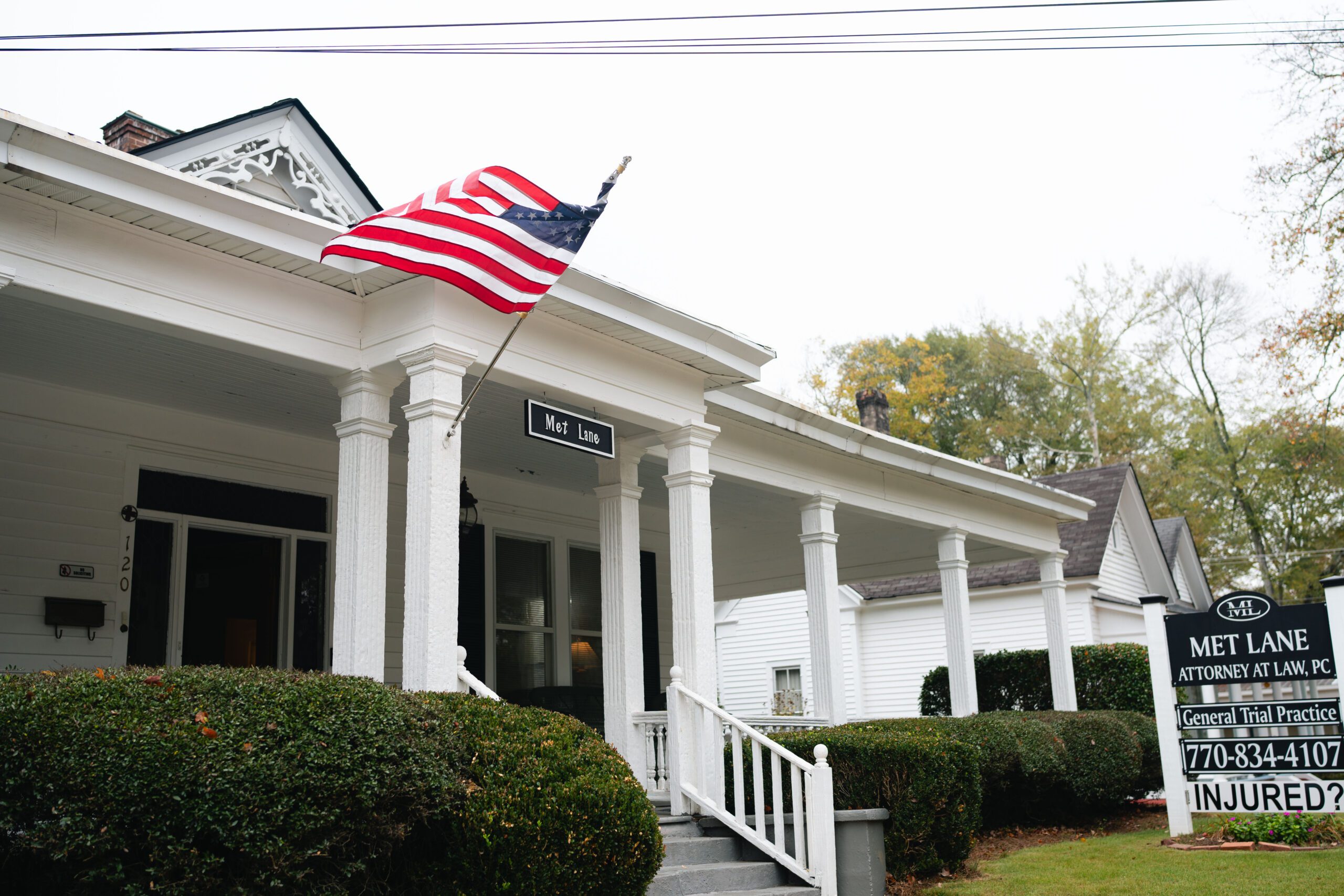 Met Lane and Associates law office in Carrollton, Georgia