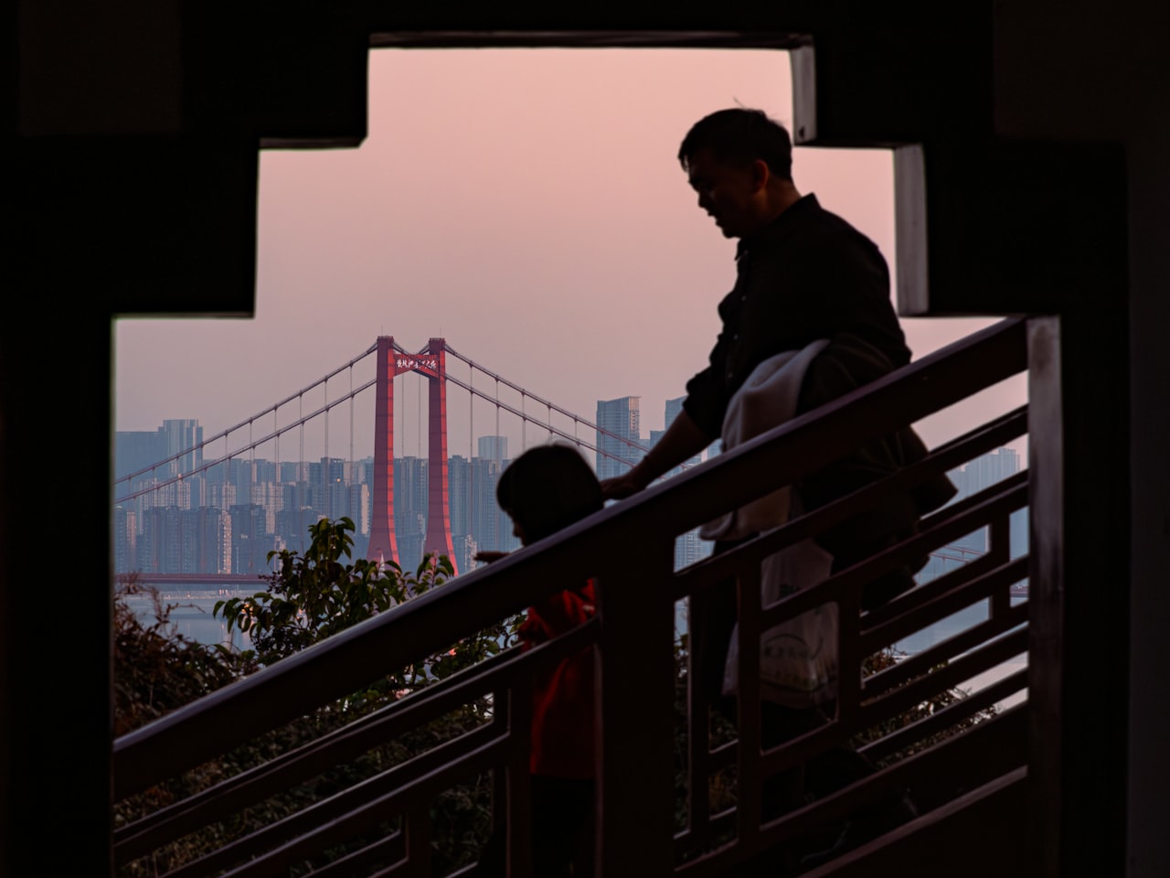 A father and child together, representing custody and parenting time